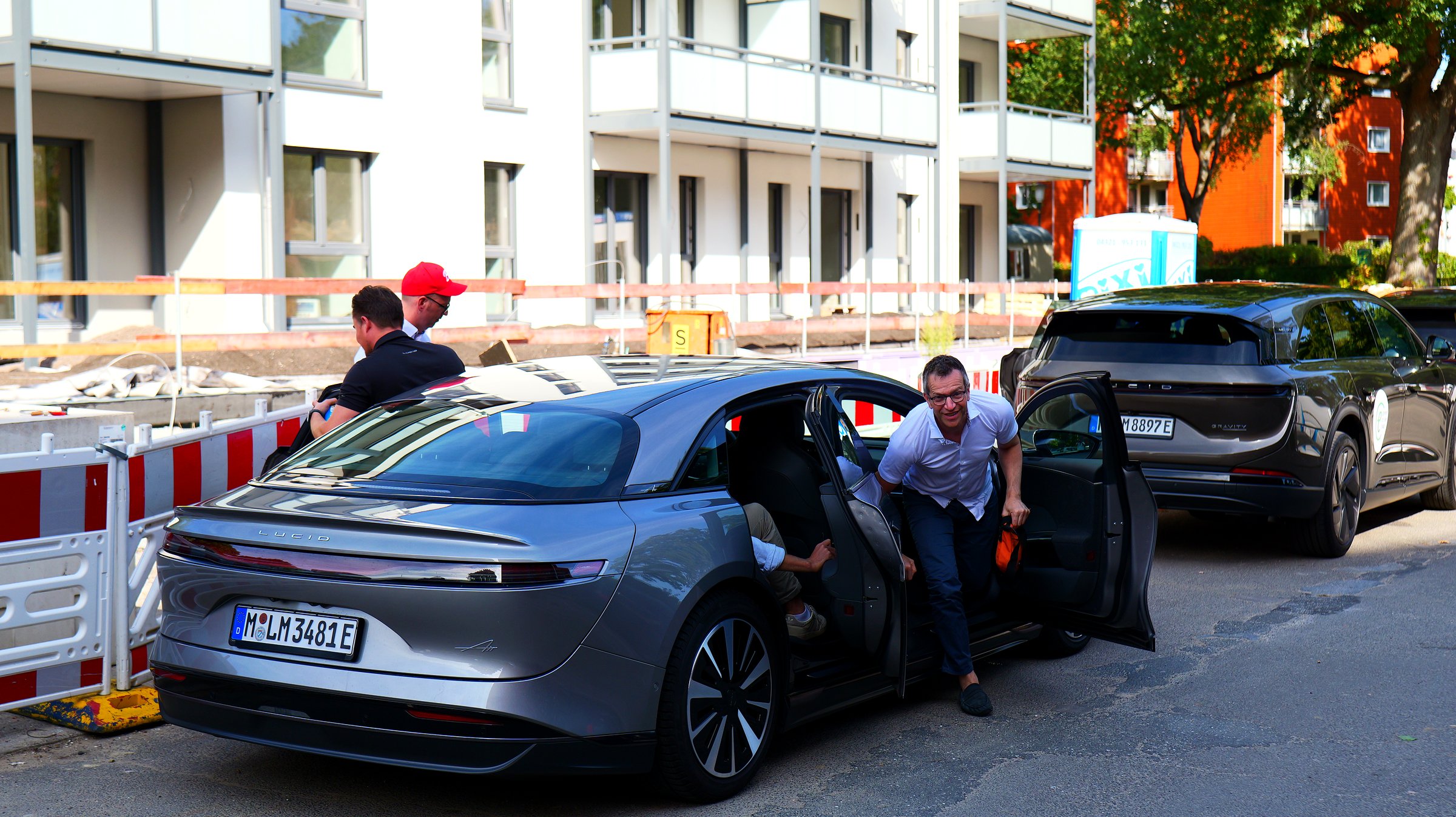 Lucid Event ankommen Schütt Holzbau Baustelle 